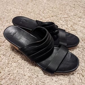 Teva Leather Wedges Size 9